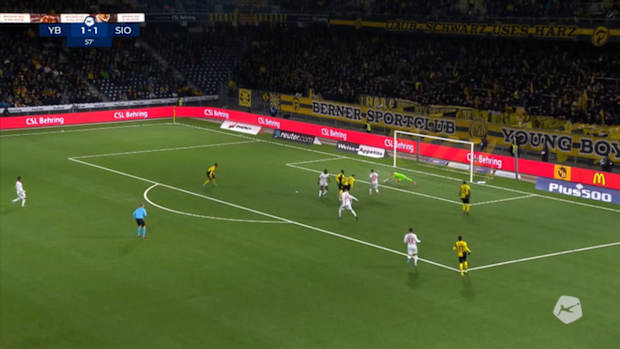 Young Boys score straight from the restart